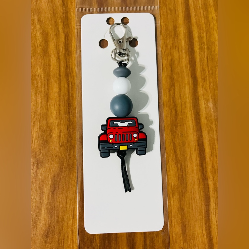 🔥Red Jeep Keychain🔥